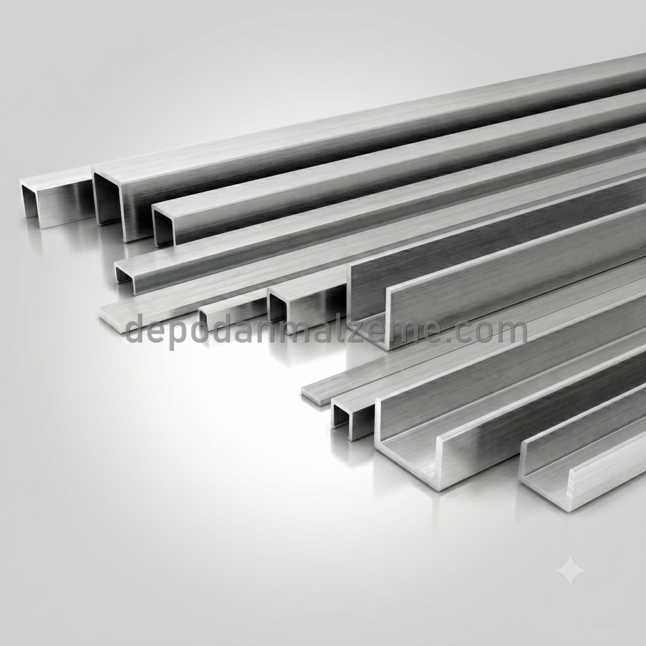 Alüminyum U Profil 23x23x3 mm (6061) Alüminyum U Profil 23x23x3 mm (6061)