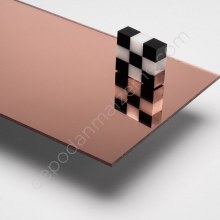 1 mm Parça Ayna Pleksi Rosegold - 61x61cm
