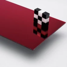 1 mm Kırmızı Ayna Pleksi Yapışkanlı (122x244 cm)