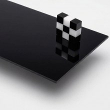 1 mm Siyah Ayna Pleksi Yapışkanlı (122x244 cm)