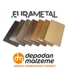 Eurametal Ahşap Desenli Alüminyum Kompozit Panel (125x320 cm)