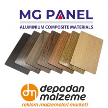 MG Panel Ahşap Desenli Alüminyum Kompozit Panel (125x320 cm)