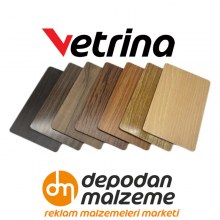 Vetrina Plus Ahşap Desenli Alüminyum Kompozit Panel (125x320 cm)