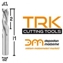 TRK Negatif Pozitif Hassas Kesim CNC Ucu 8mm, Z=3+3 (8x32x82 mm)