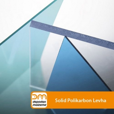 Polycasa 1 mm Solid Polikarbon Levha (125x205cm)