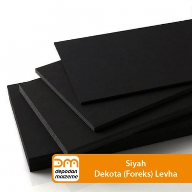 Plastech 3 mm Siyah Dekota Levha (156x305 cm)